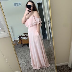 Kennedy Blue Logan Bridesmaids Dress in Blush